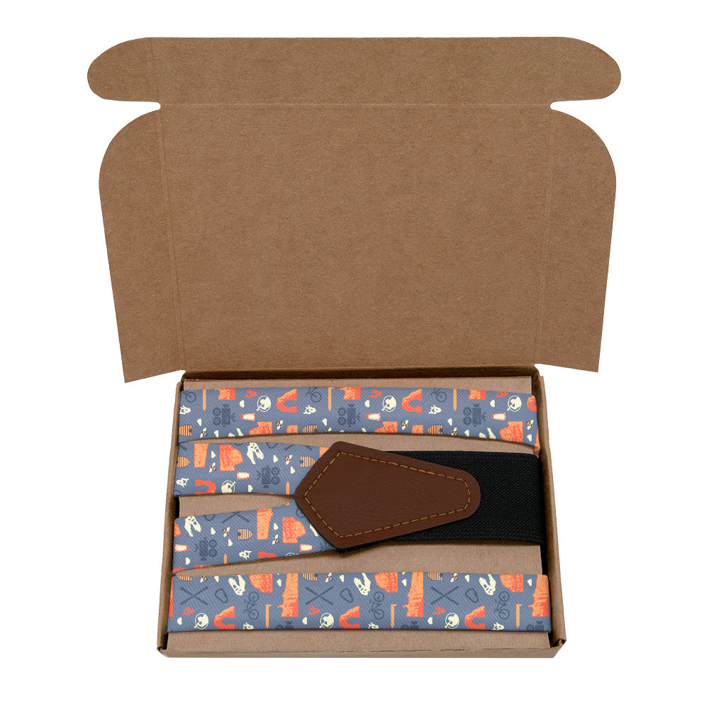 Utah State Heritage Suspenders - Kraft Gift Box Packaging - Knotty Tie Co.