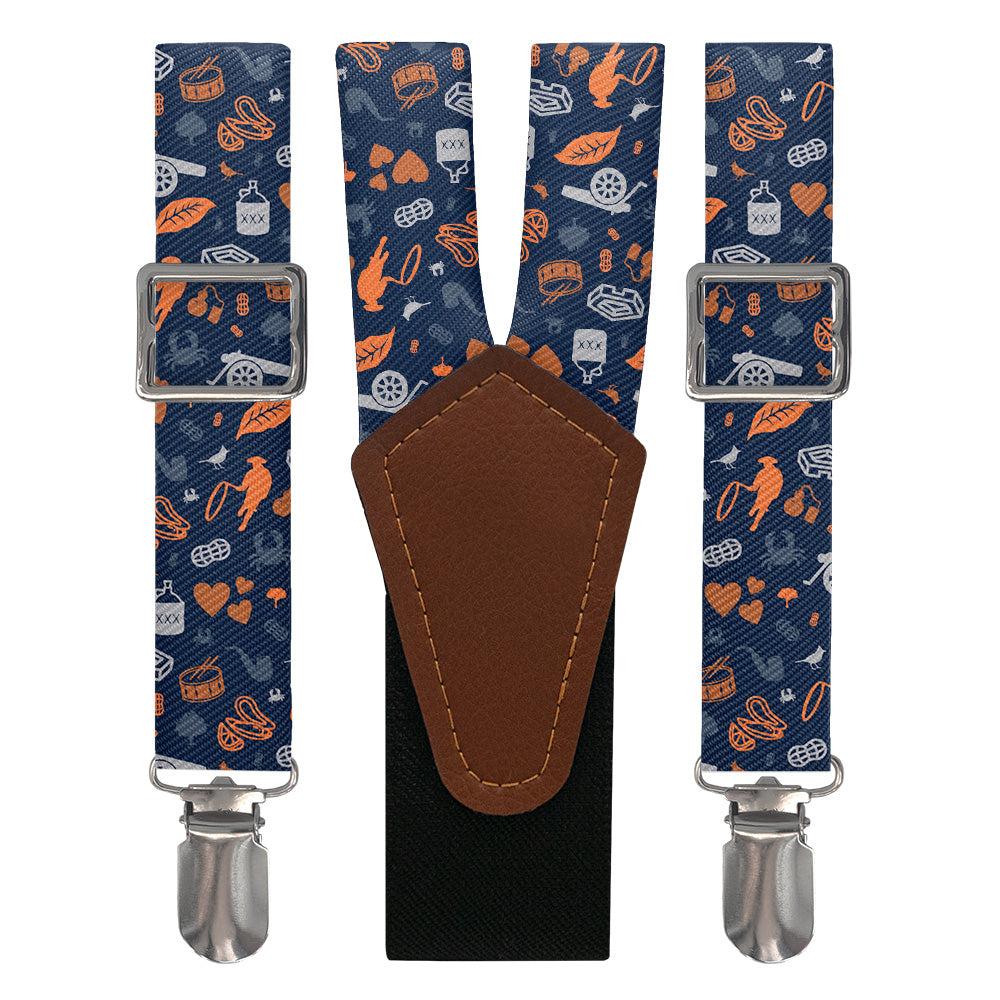 Virginia State Heritage Suspenders - Main View - Knotty Tie Co.
