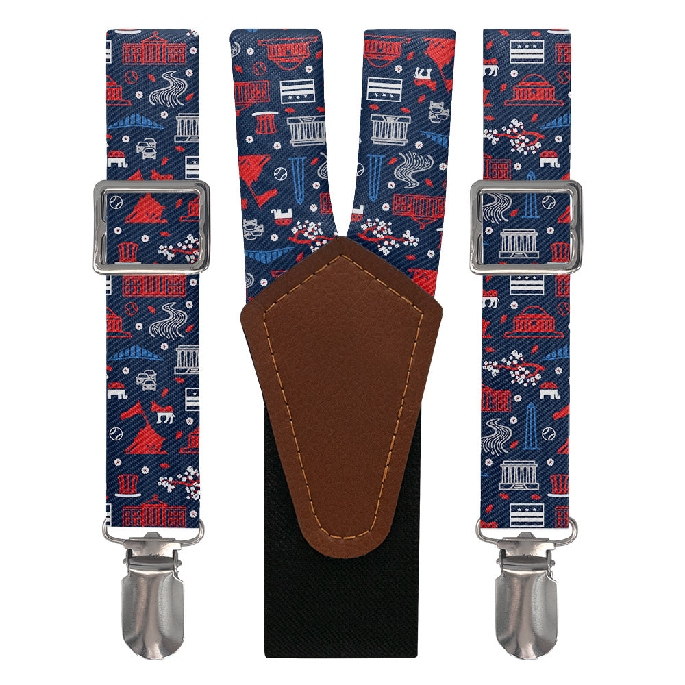 Washington DC Heritage Suspenders - Main View - Knotty Tie Co.