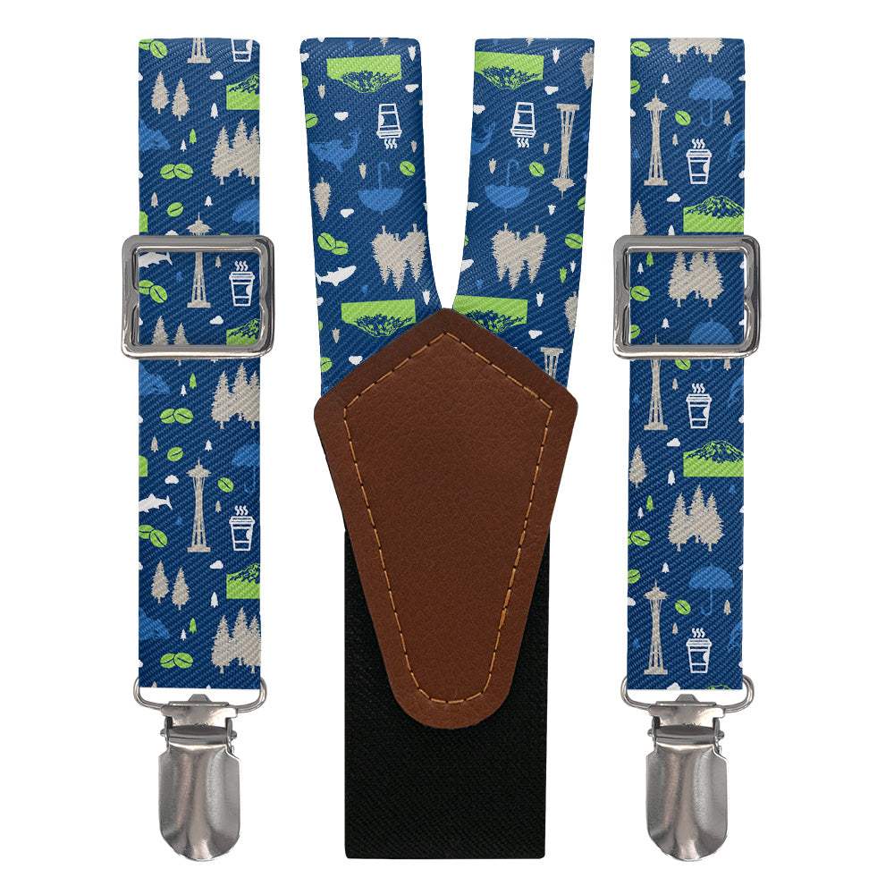 Washington State Heritage Suspenders - Main View - Knotty Tie Co.