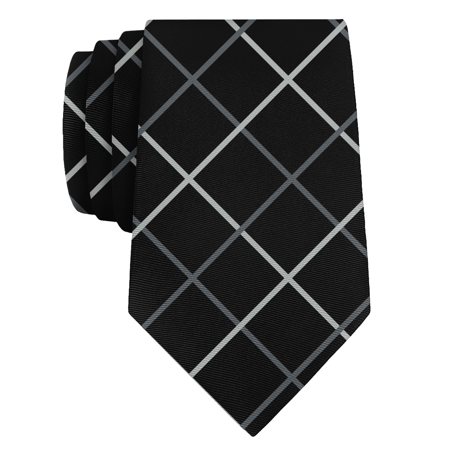 Windowpane Plaid Necktie | Skinny, Knotty, Classic Widths
