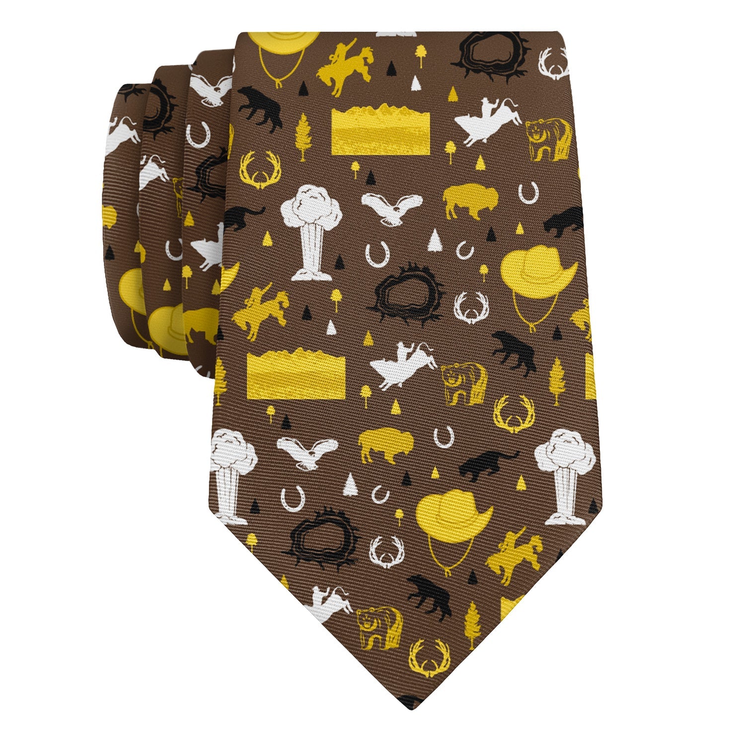 Wyoming State Heritage Necktie - Rolled - Knotty Tie Co.