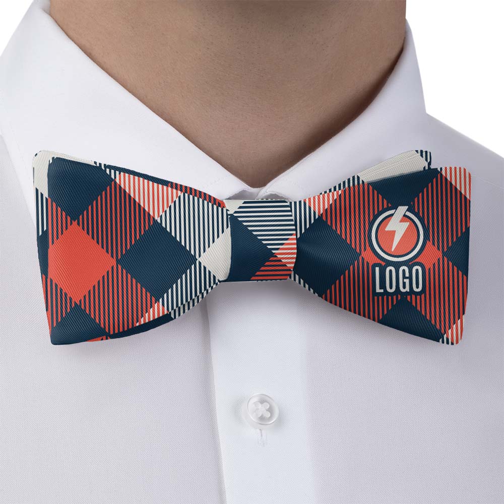 Squared Away 1 Logo Bow Tie 1 Main - Knotty Tie Co.