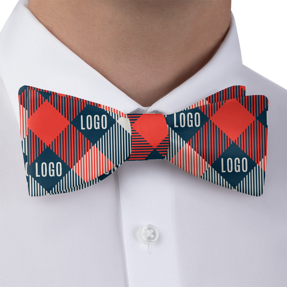 Squared Away 2 Logo Bow Tie 1 Main - Knotty Tie Co.