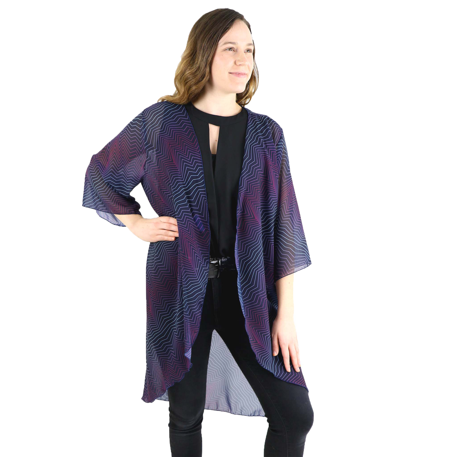 Aesthetic Kimono  - Front View - Knotty Tie Co.