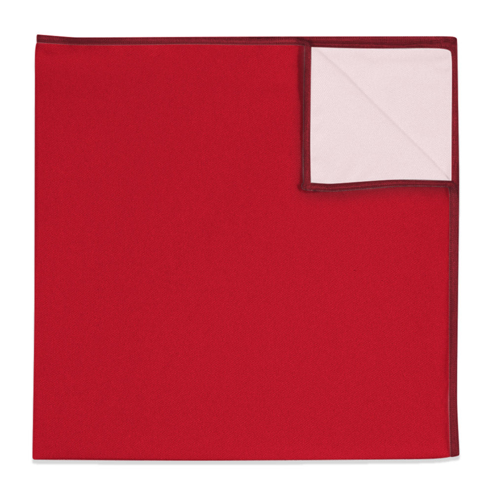 Azazie Scarlet Pocket Square - 12" Square -  - Knotty Tie Co.