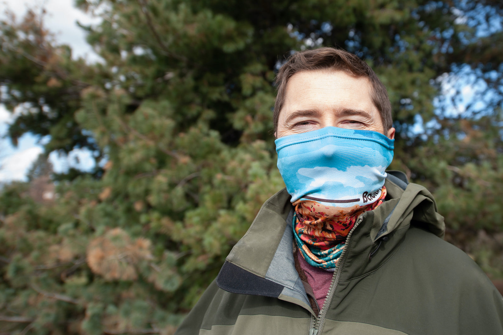 Badlands National Park Abstract Neck Gaiter - Regular - Knotty Tie Co.