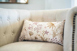 Frankie Floral Lumbar Pillow -  -  - Knotty Tie Co.