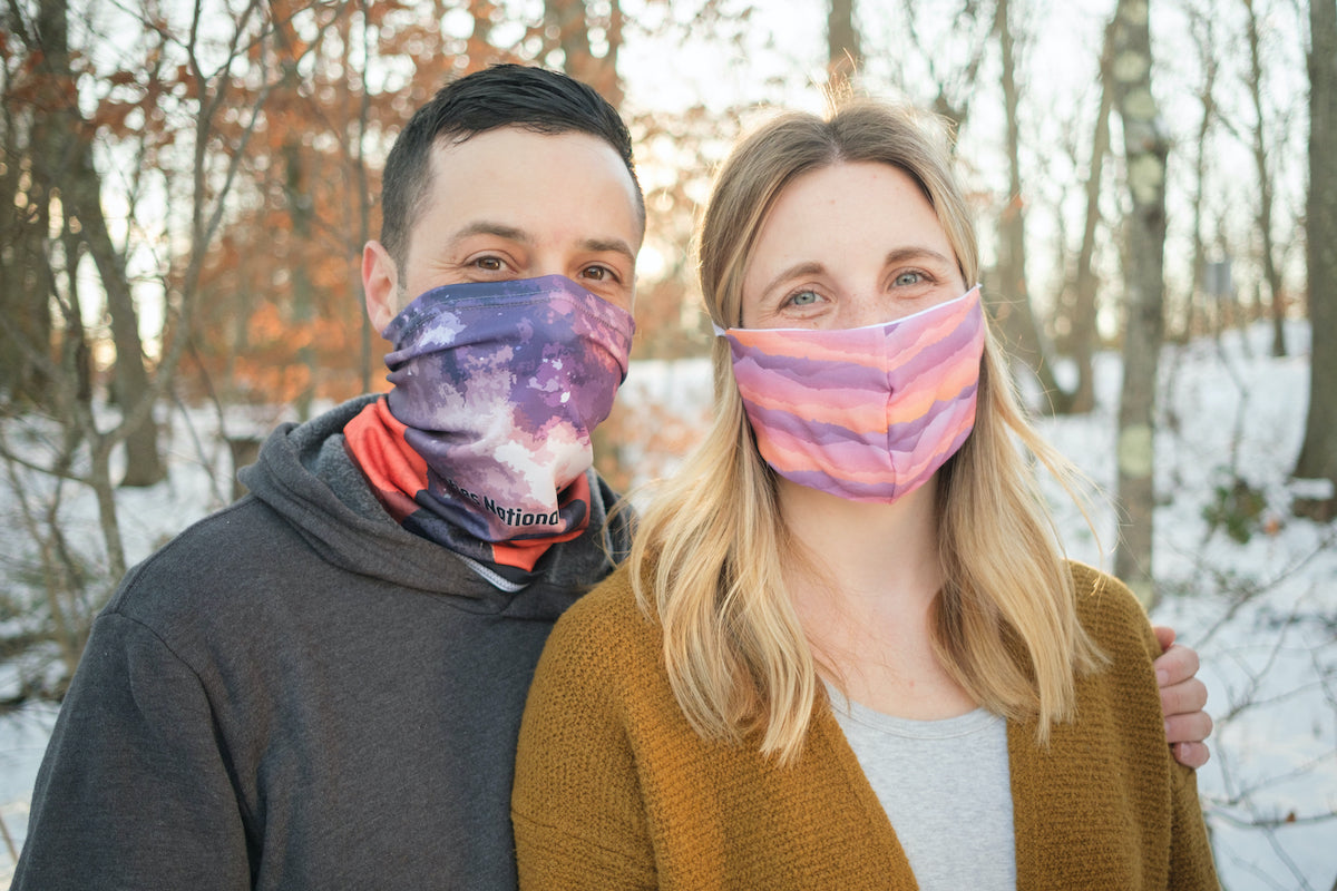 Arches National Park Abstract Neck Gaiter - Regular - Knotty Tie Co.