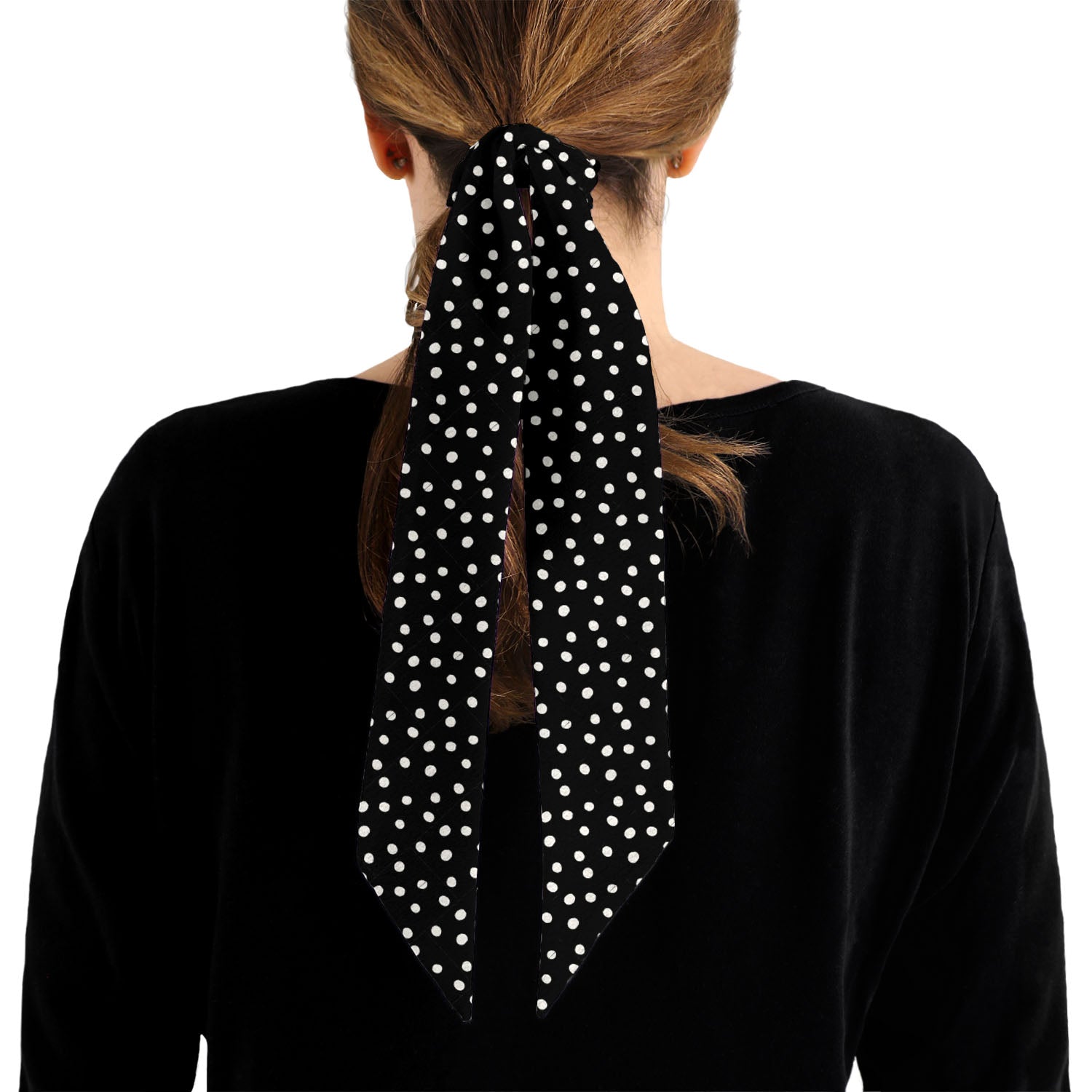 Random Dots Hair Scarf -  -  - Knotty Tie Co.