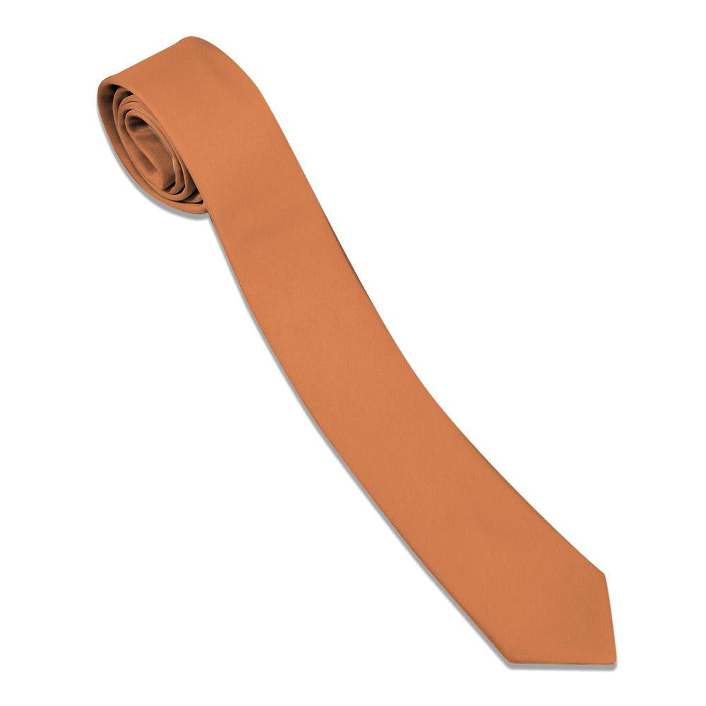 Solid KT Burnt Orange Necktie -  -  - Knotty Tie Co.