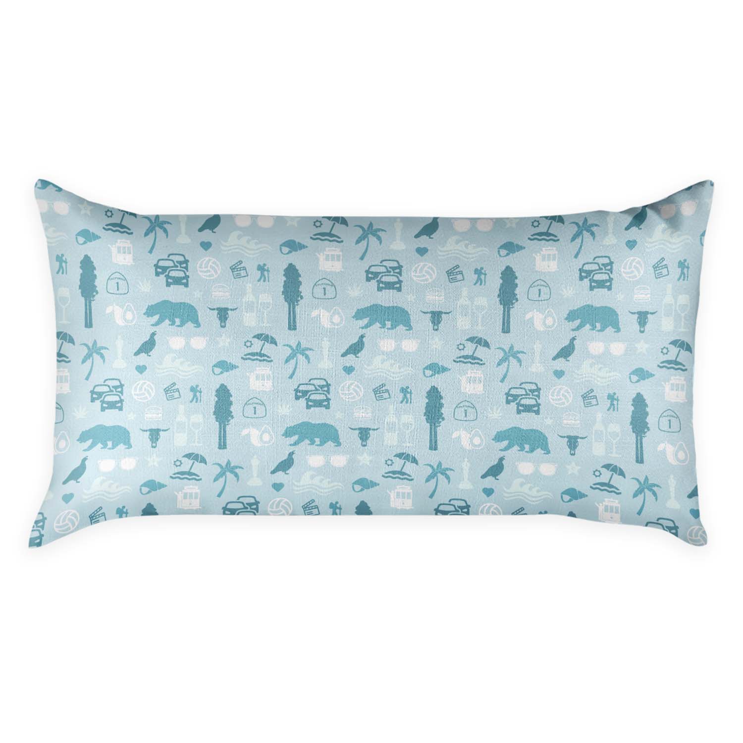 California Lumbar Pillow - Front - Knotty Tie Co.