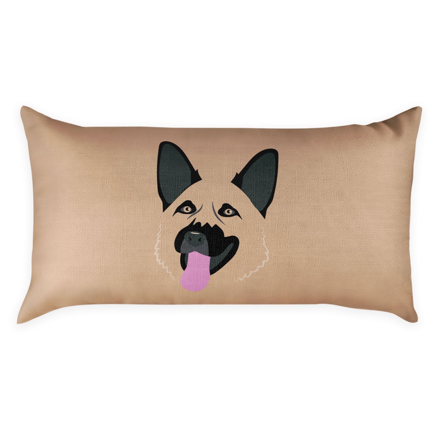 German Shepherd Lumbar Pillow - Front - Knotty Tie Co.