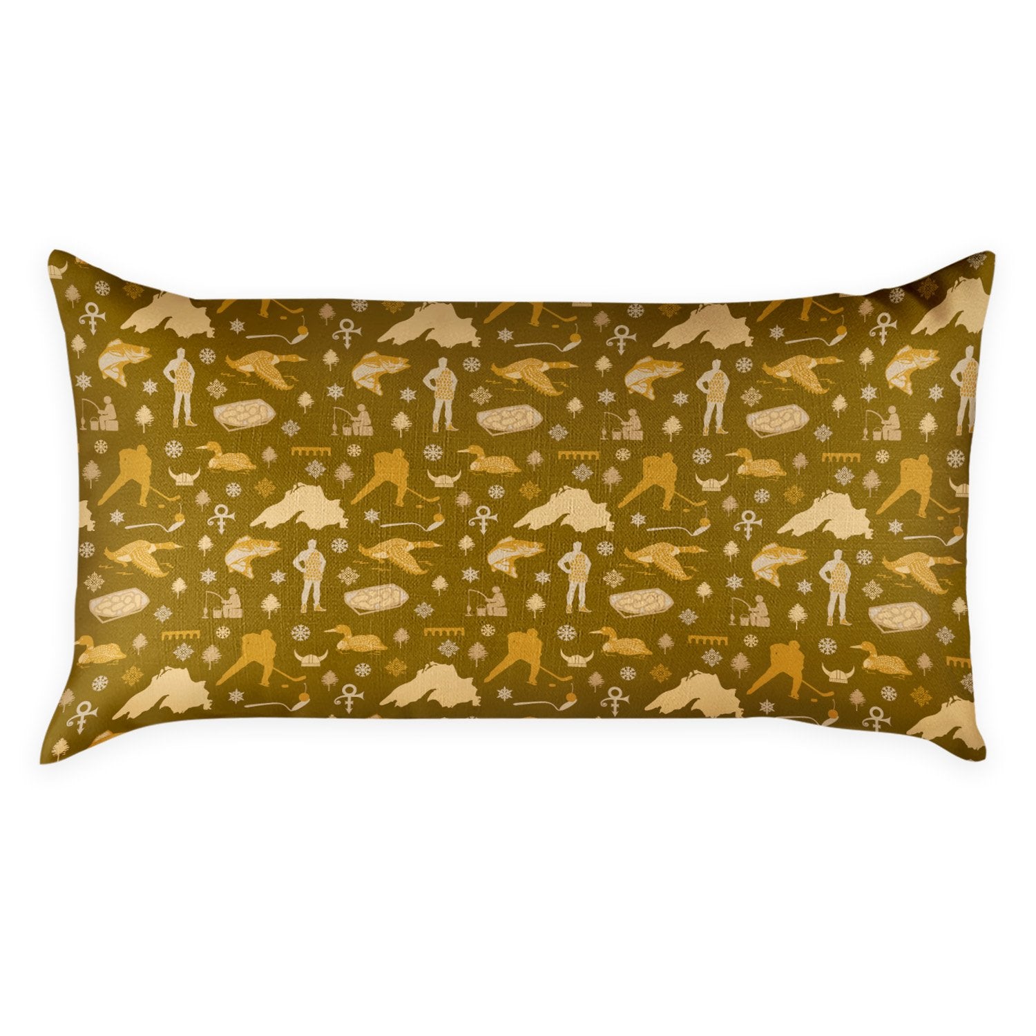 Minnesota Lumbar Pillow - Front - Knotty Tie Co.