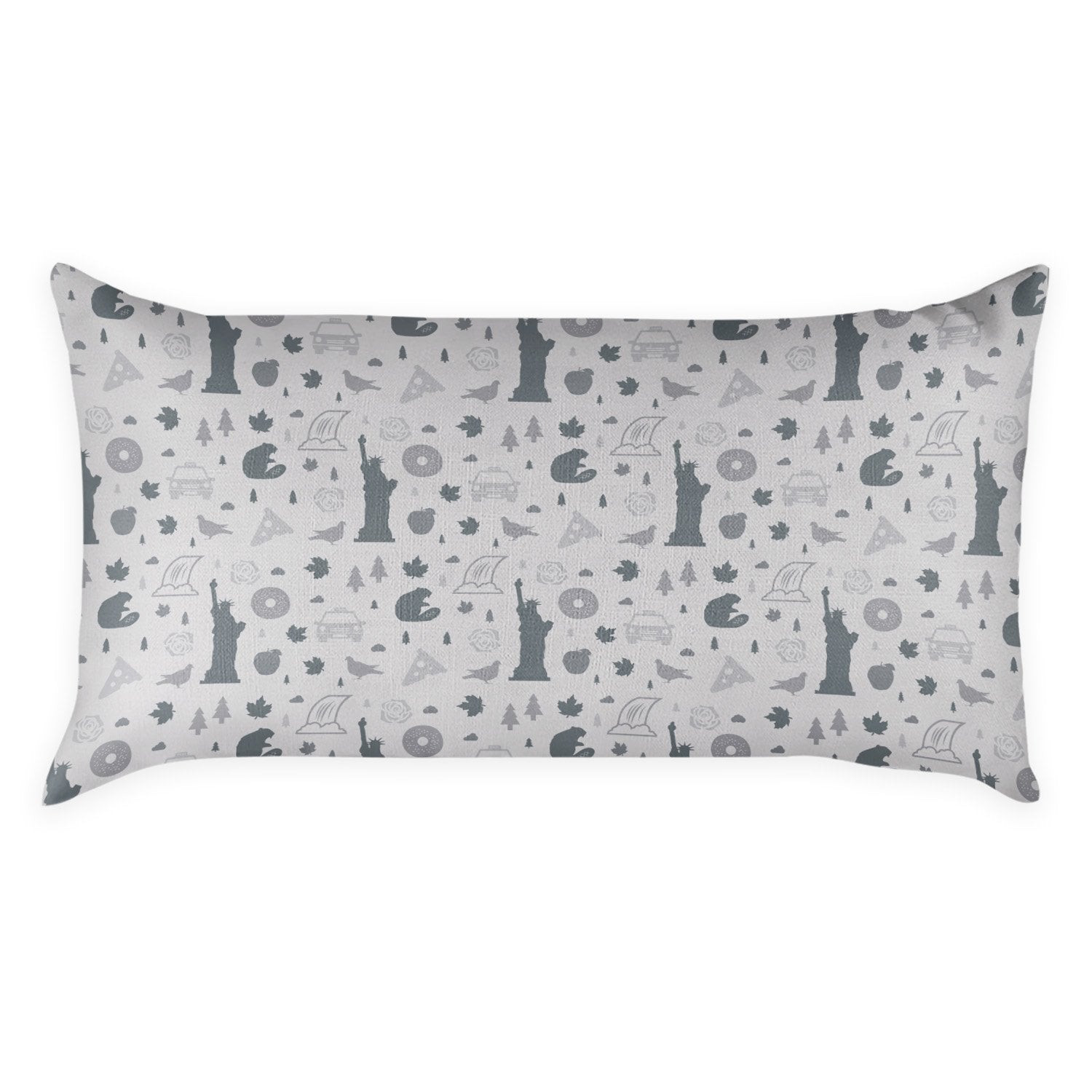 New York Lumbar Pillow - Front - Knotty Tie Co.