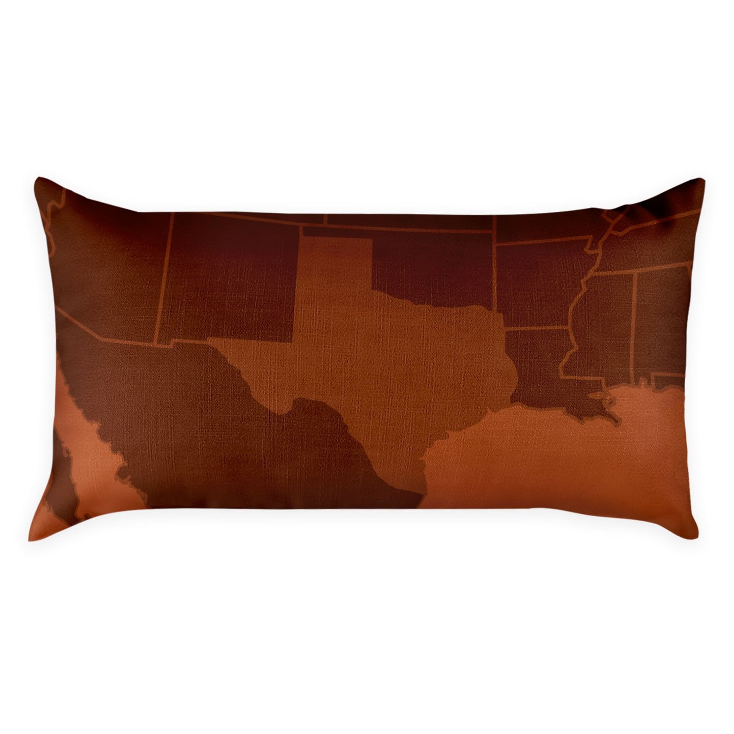 Texas Lumbar Pillow - Front - Knotty Tie Co.