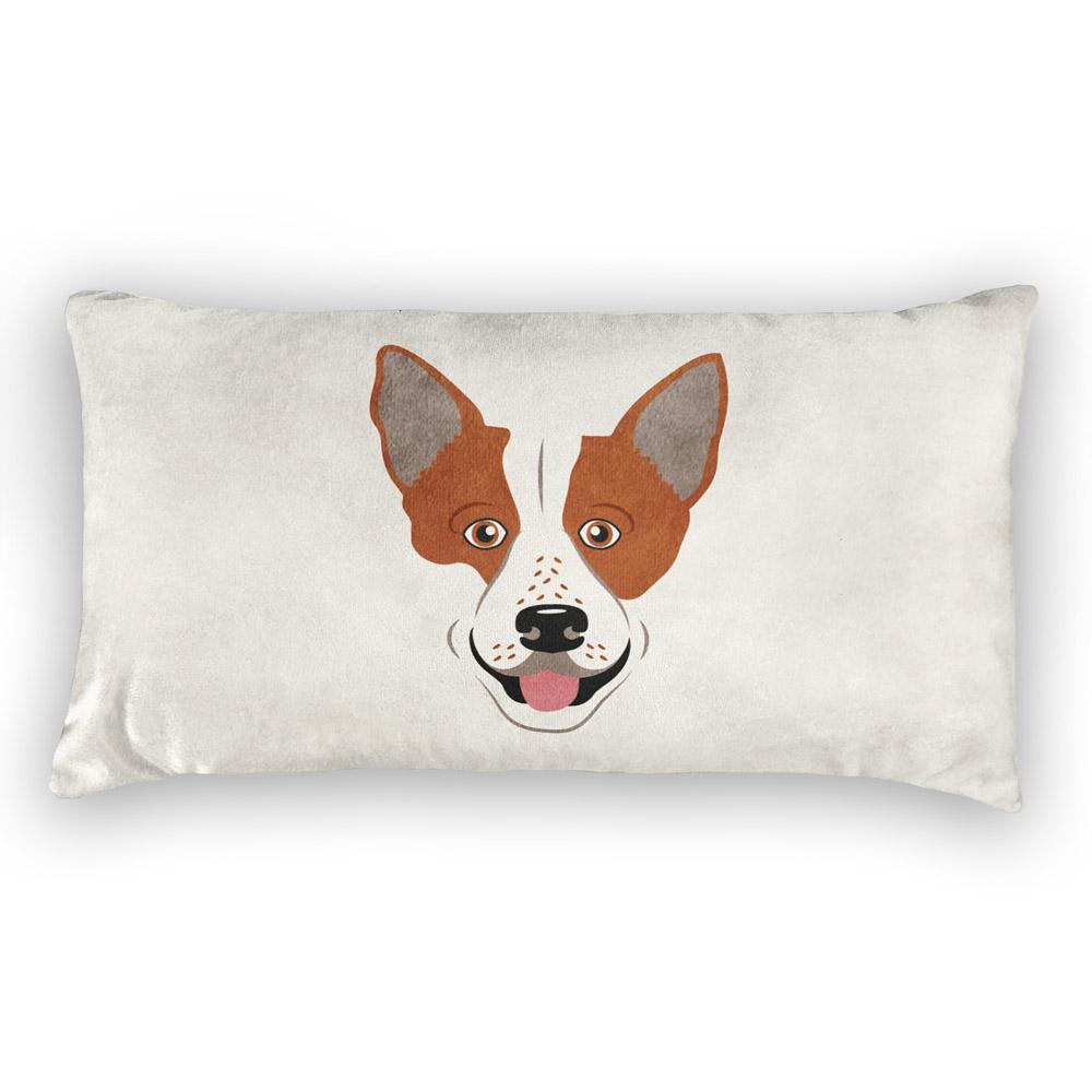Australian Cattle Dog Lumbar Pillow - Velvet -  - Knotty Tie Co.