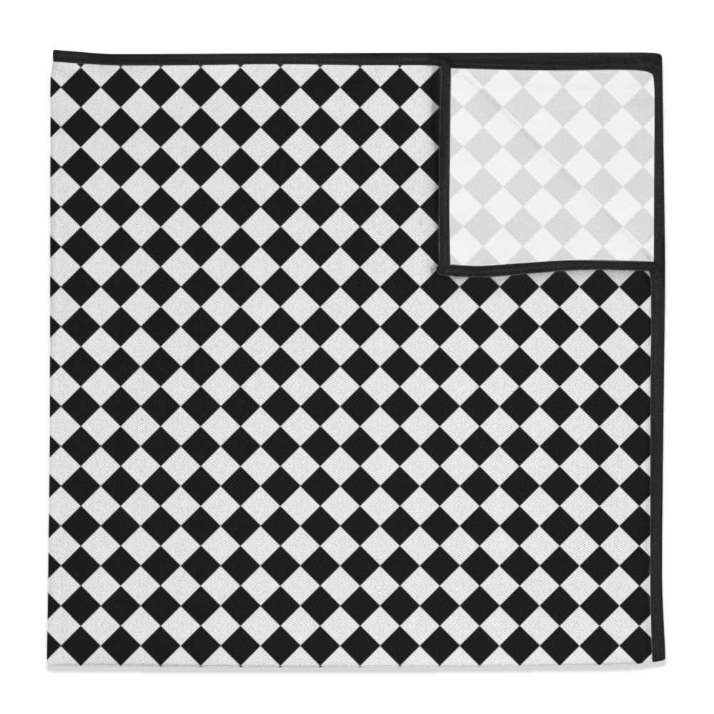 Checkered Tile Pocket Square - 12" Square -  - Knotty Tie Co.