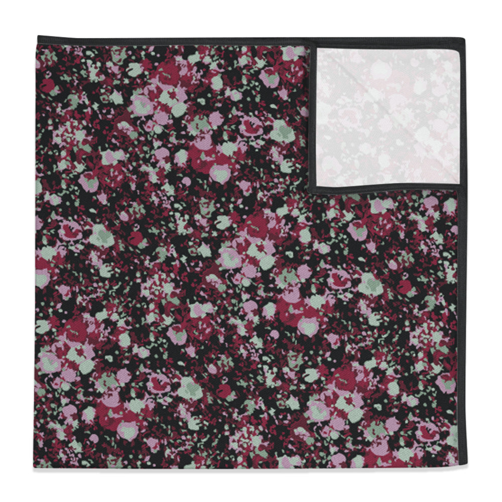 Hidden Floral Pocket Square - 12" Square -  - Knotty Tie Co.