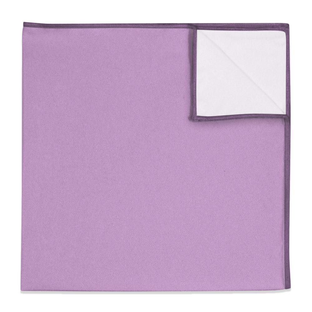 Solid KT Light Purple Pocket Square - 12" Square -  - Knotty Tie Co.