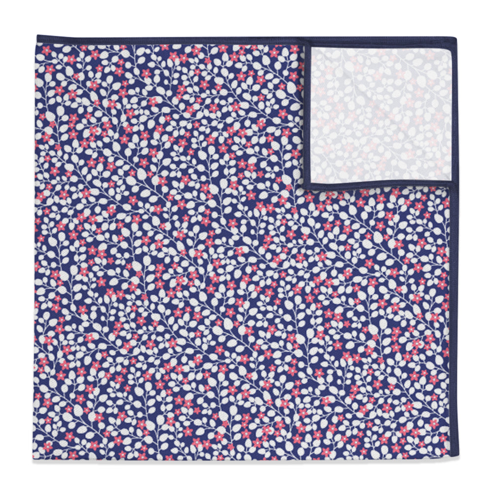 Micro Floral Pocket Square - 12" Square -  - Knotty Tie Co.