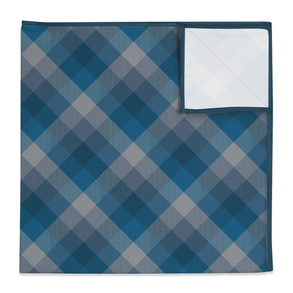 Squared Away Plaid Pocket Square -  -  - Knotty Tie Co.