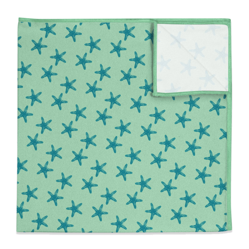 Starfish Pocket Square -  -  - Knotty Tie Co.