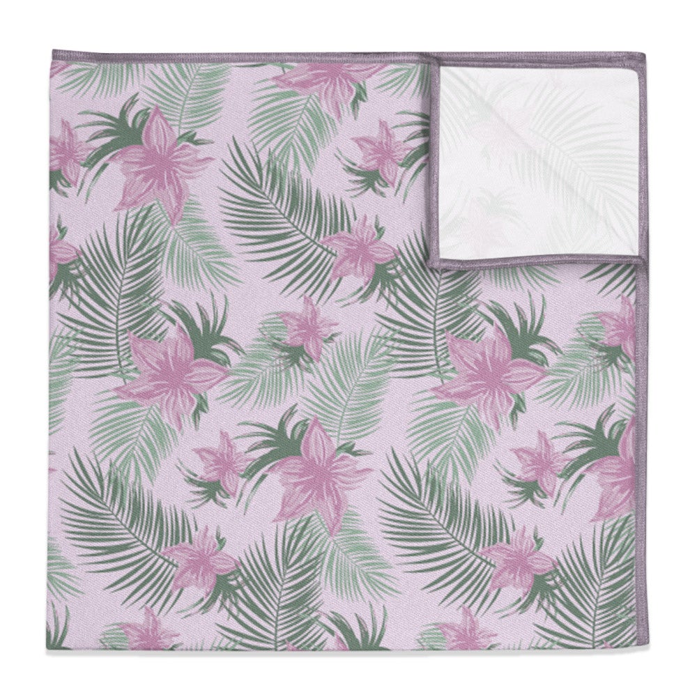 Tropical Blooms Pocket Square - 12" Square -  - Knotty Tie Co.