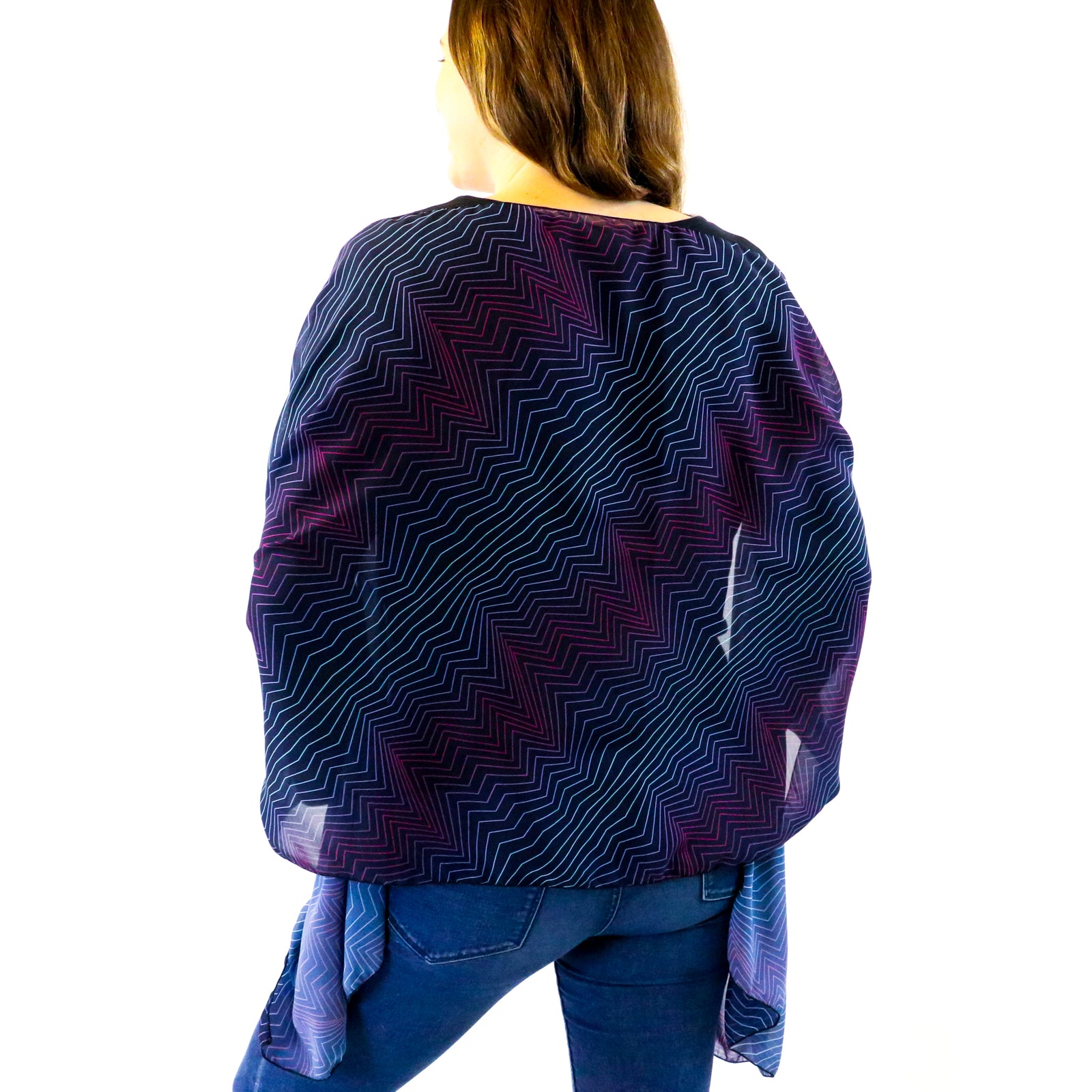 Aesthetic Rectangle Scarf - Front View - Knotty Tie Co.