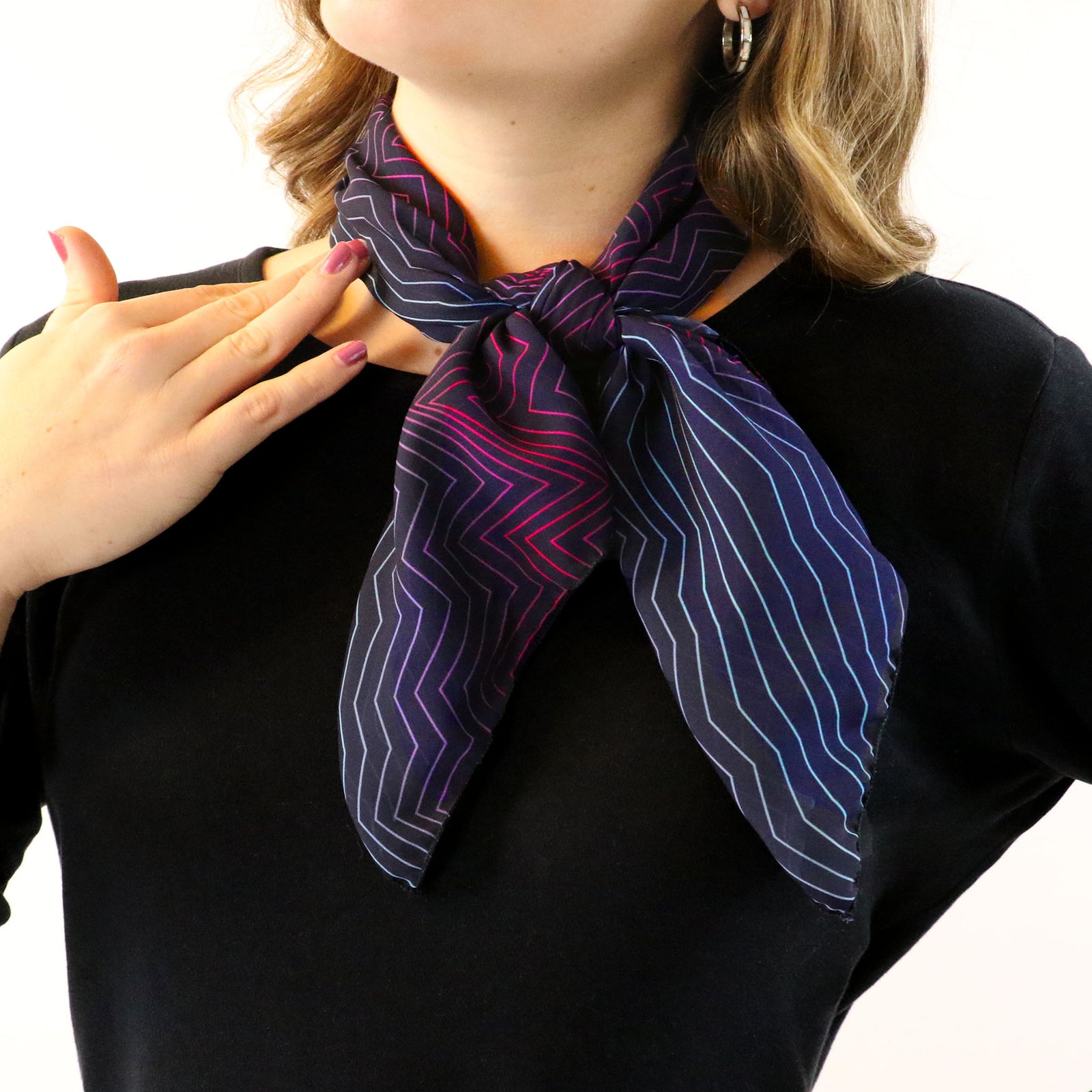 Aesthetic Square Scarf - Tied Bandana Style - Knotty Tie Co.