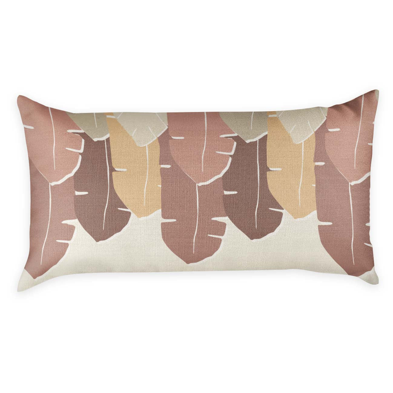Musa Floral Lumbar Pillow - Front - Knotty Tie Co.