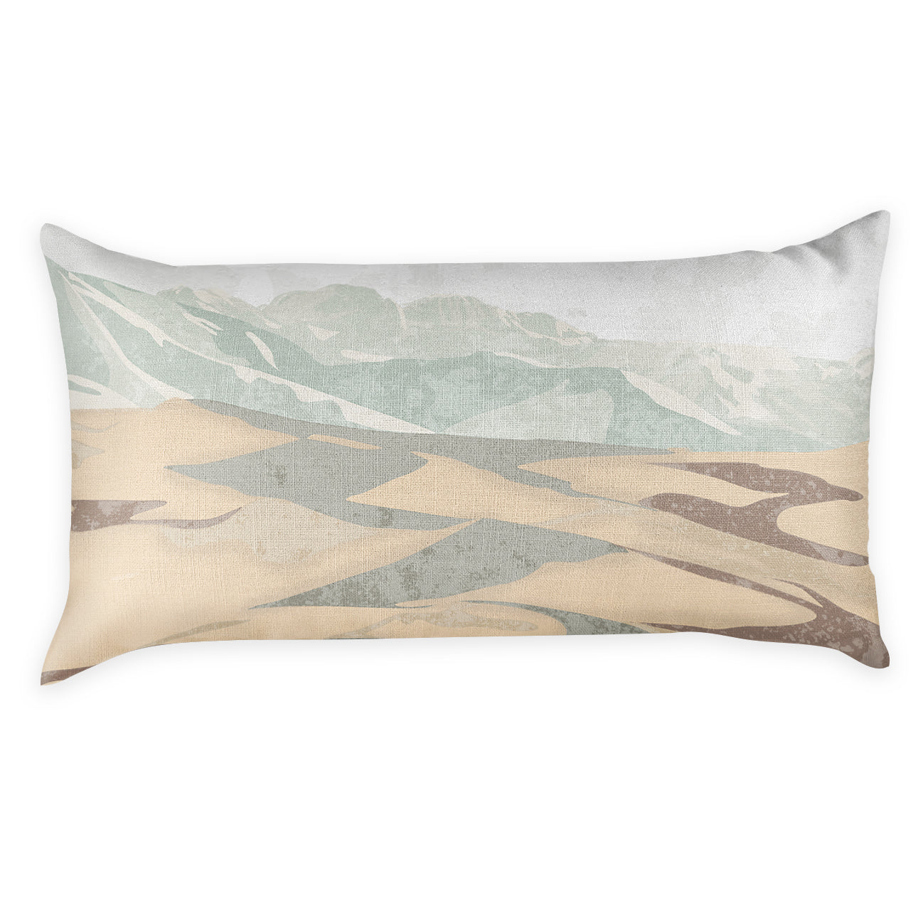 Great Sand Dunes Abstract Lumbar Pillow - Front - Knotty Tie Co.
