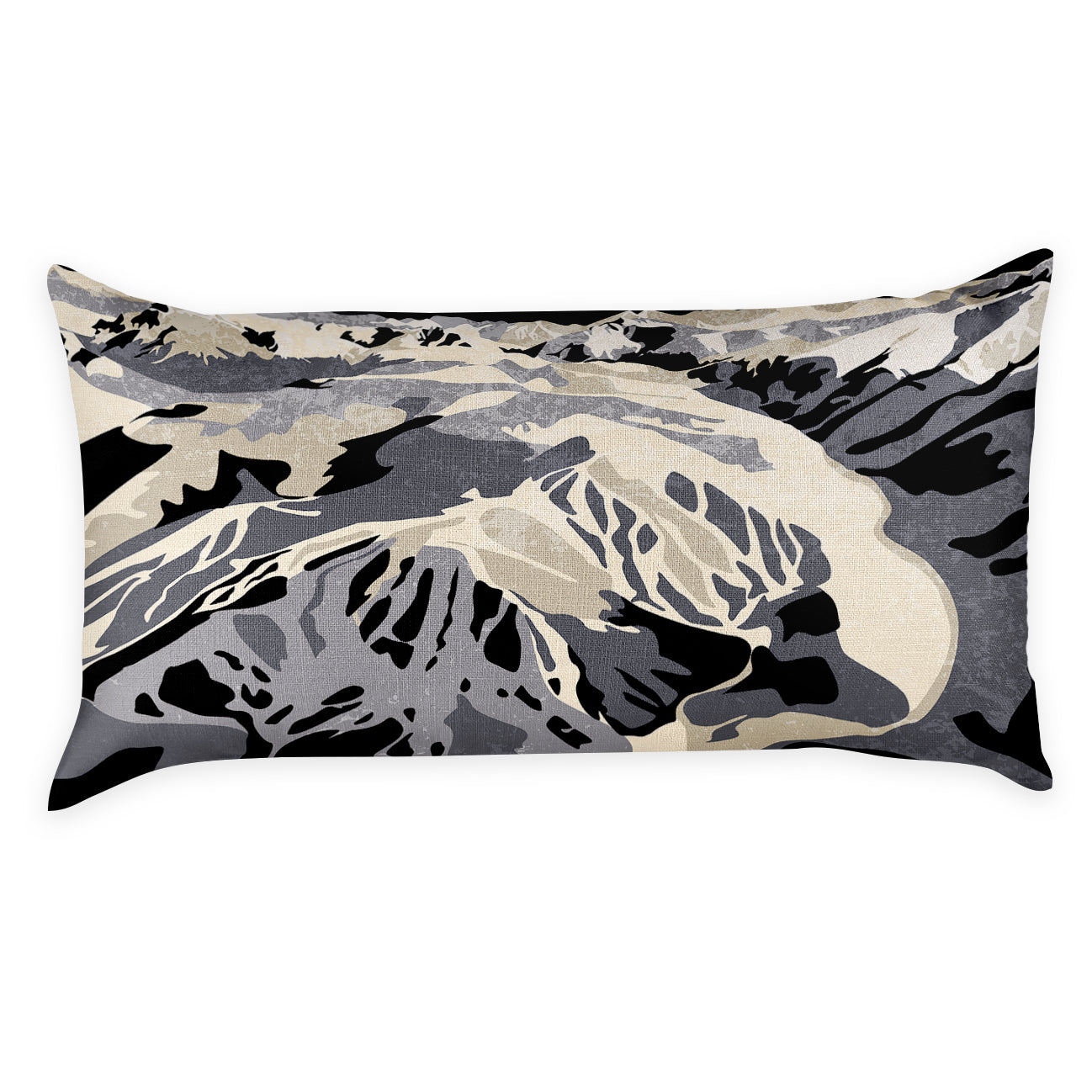 Winter Park Abstract Lumbar Pillow - Front - Knotty Tie Co.