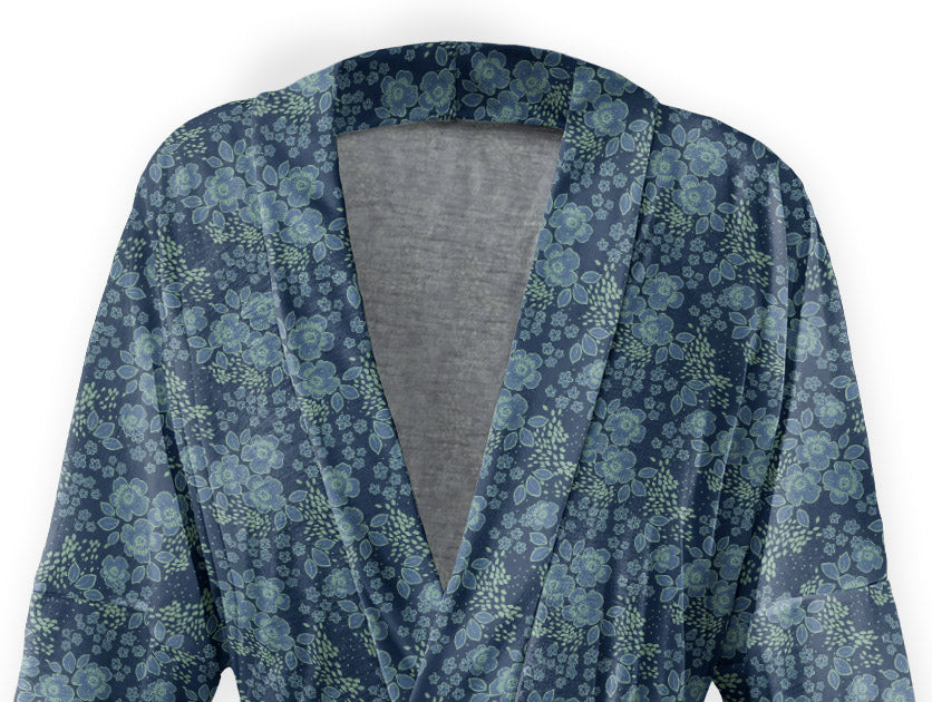Woodland Floral Robe - Front - Knotty Tie Co.