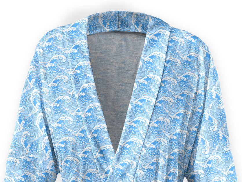 Waves Robe - Front - Knotty Tie Co.