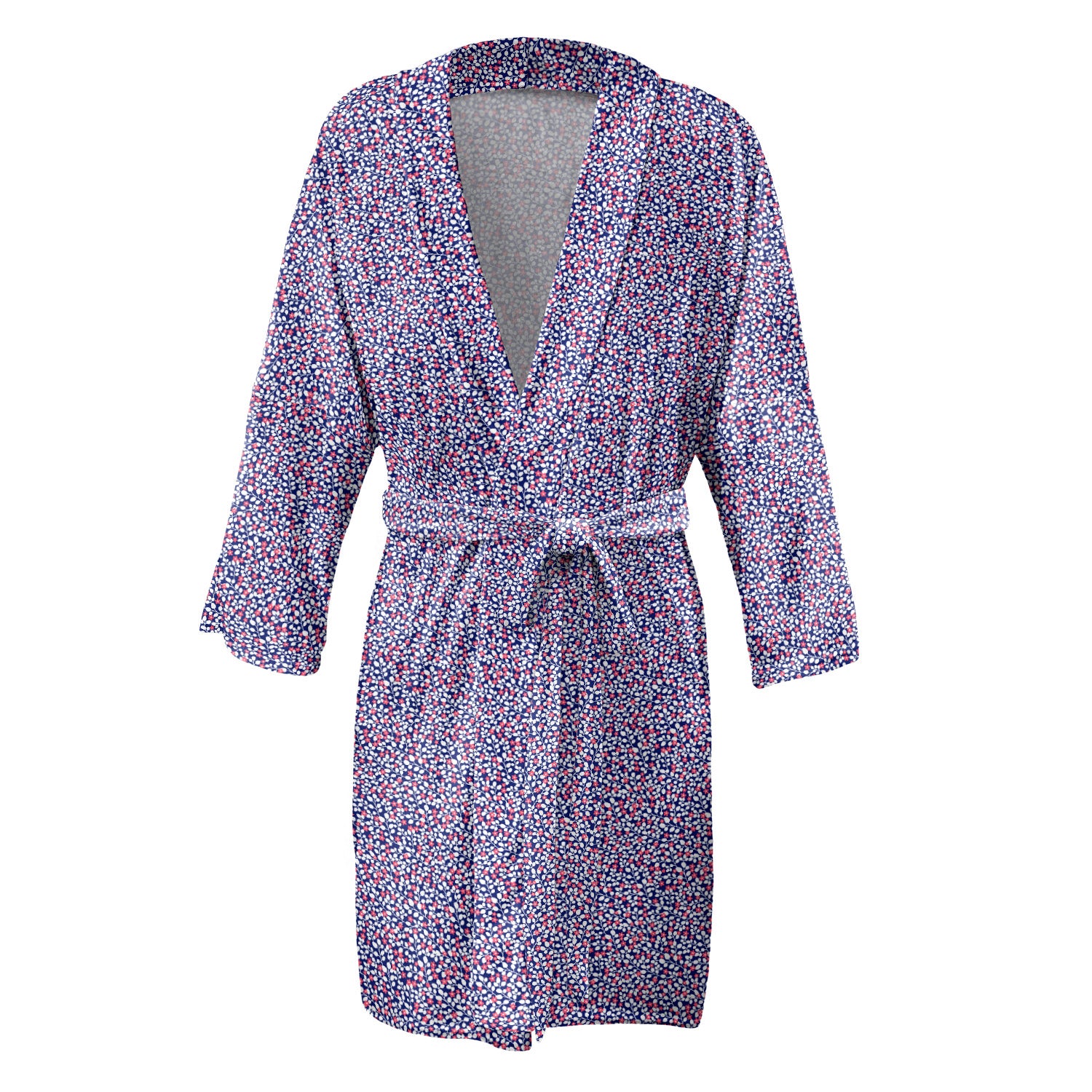 Micro Floral Robe -  -  - Knotty Tie Co.