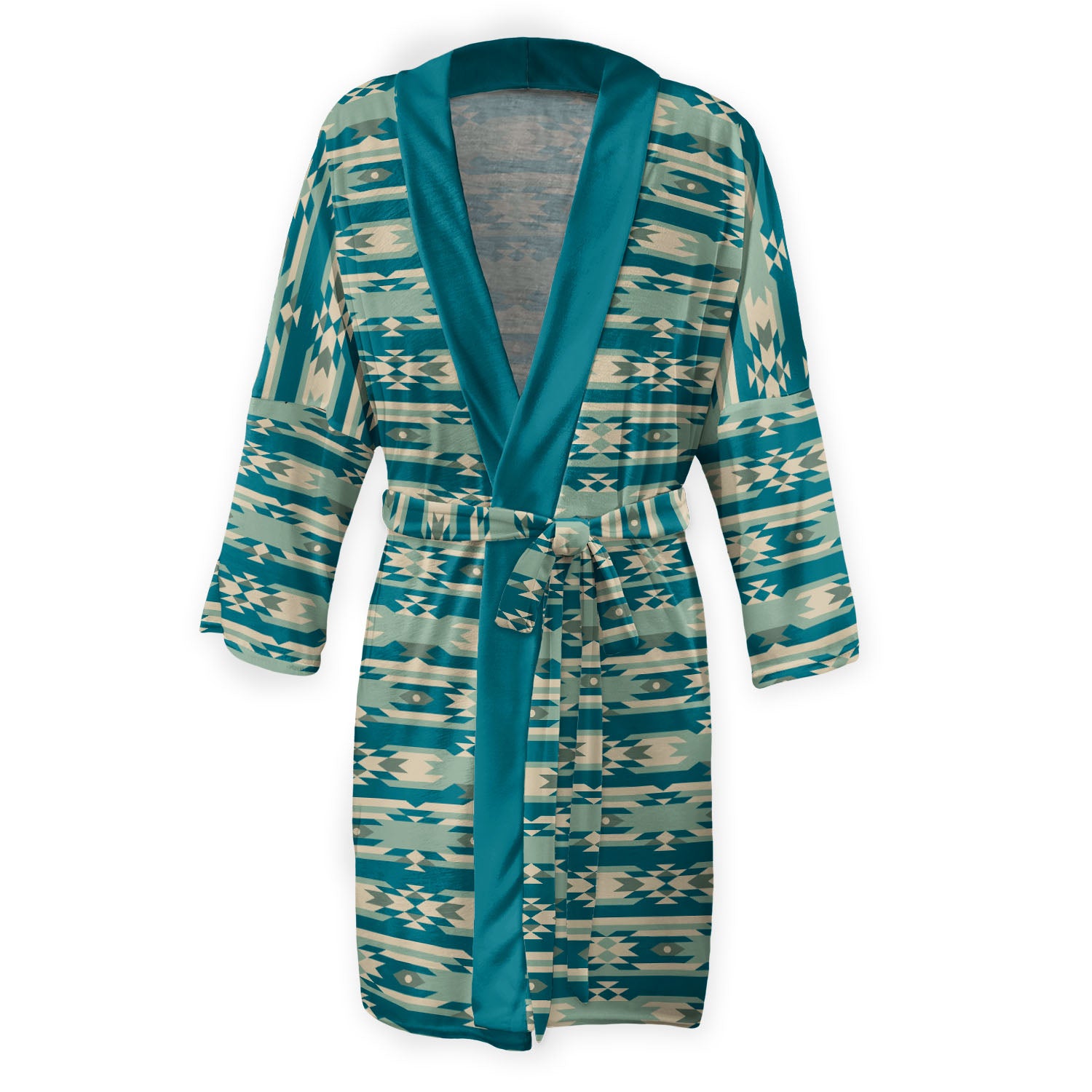Southwest Stripe Robe - Front - Knotty Tie Co.