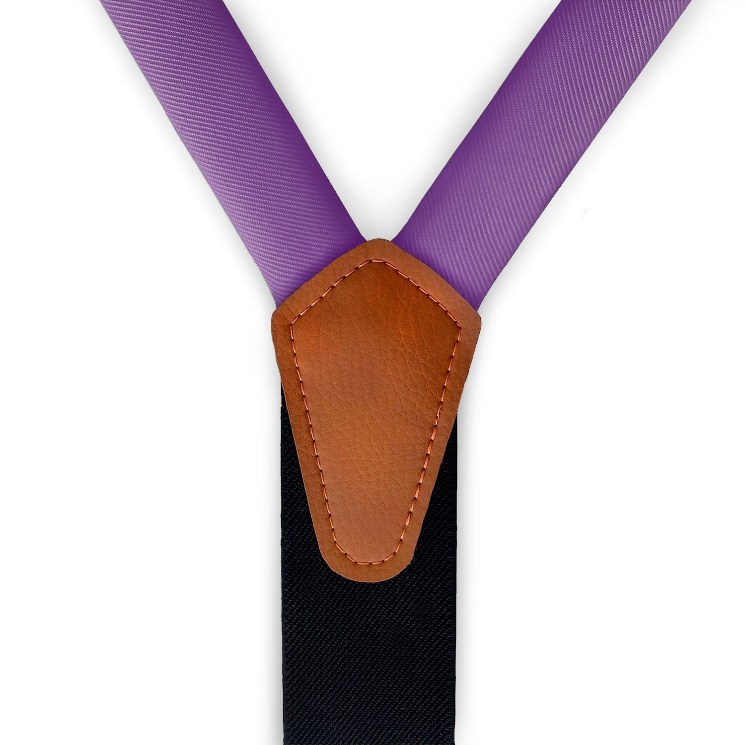 Solid KT Purple Suspenders -  -  - Knotty Tie Co.