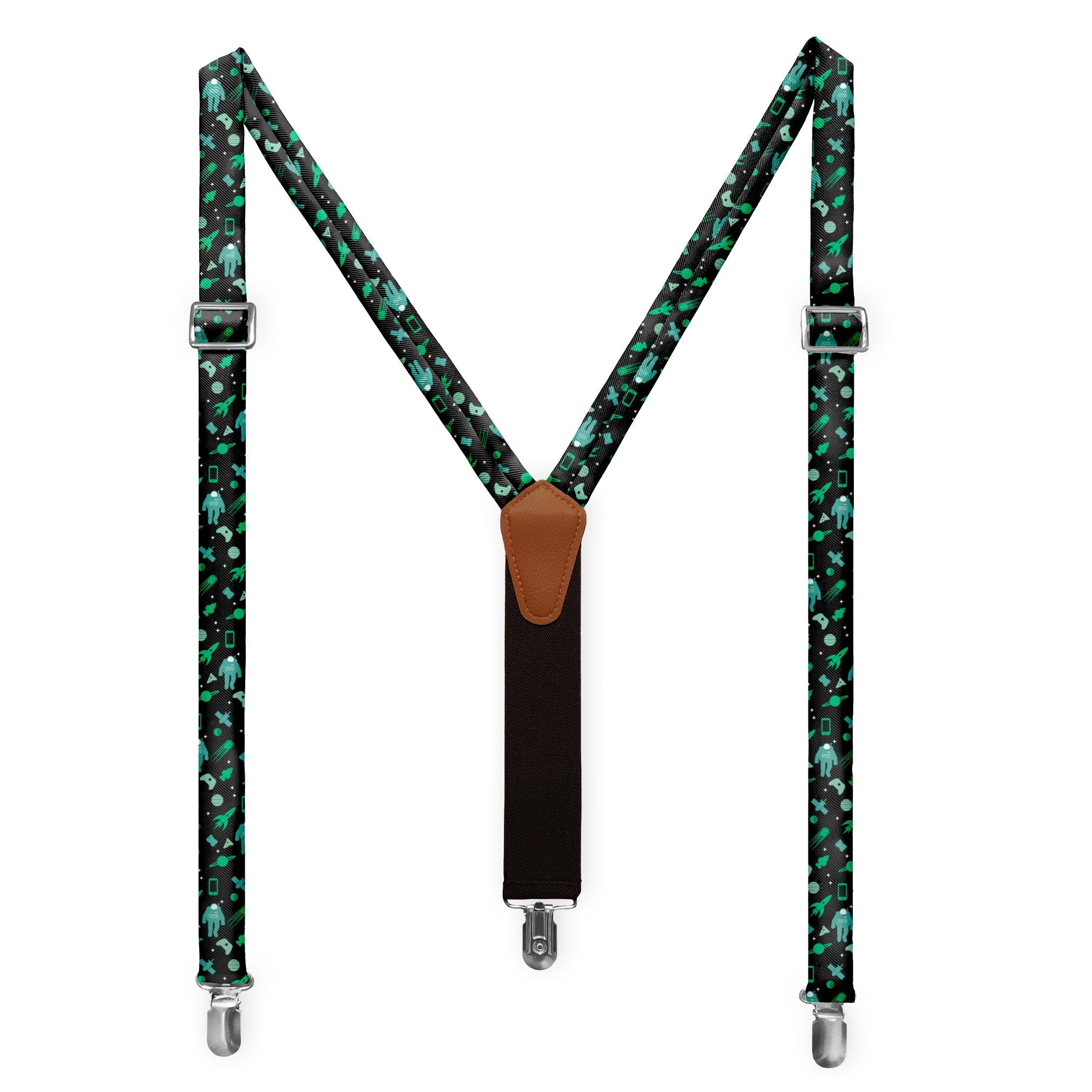 Space Junk Suspenders -  -  - Knotty Tie Co.