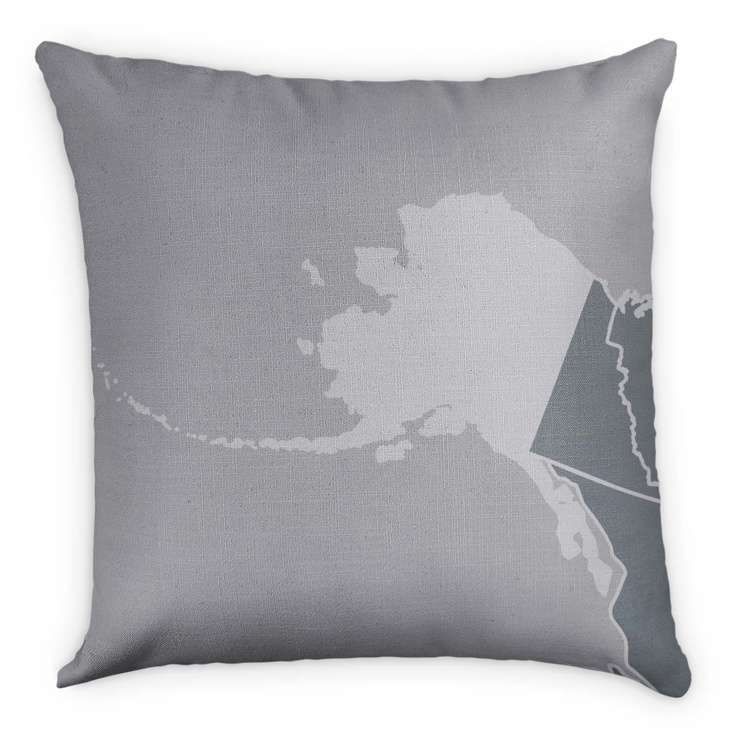 Alaska Square Pillow - Front - Knotty Tie Co.