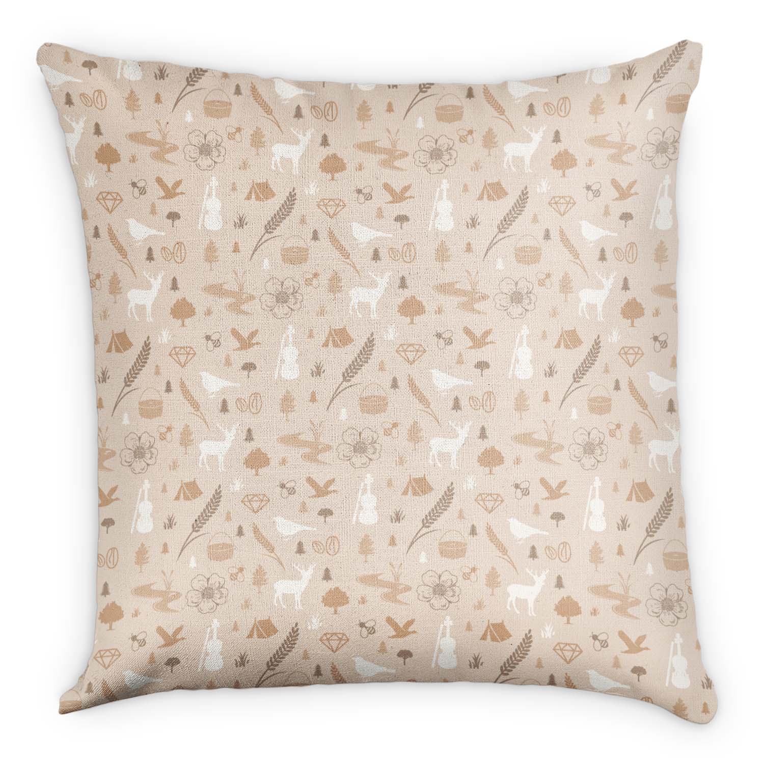 Arkansas Square Pillow - Front - Knotty Tie Co.