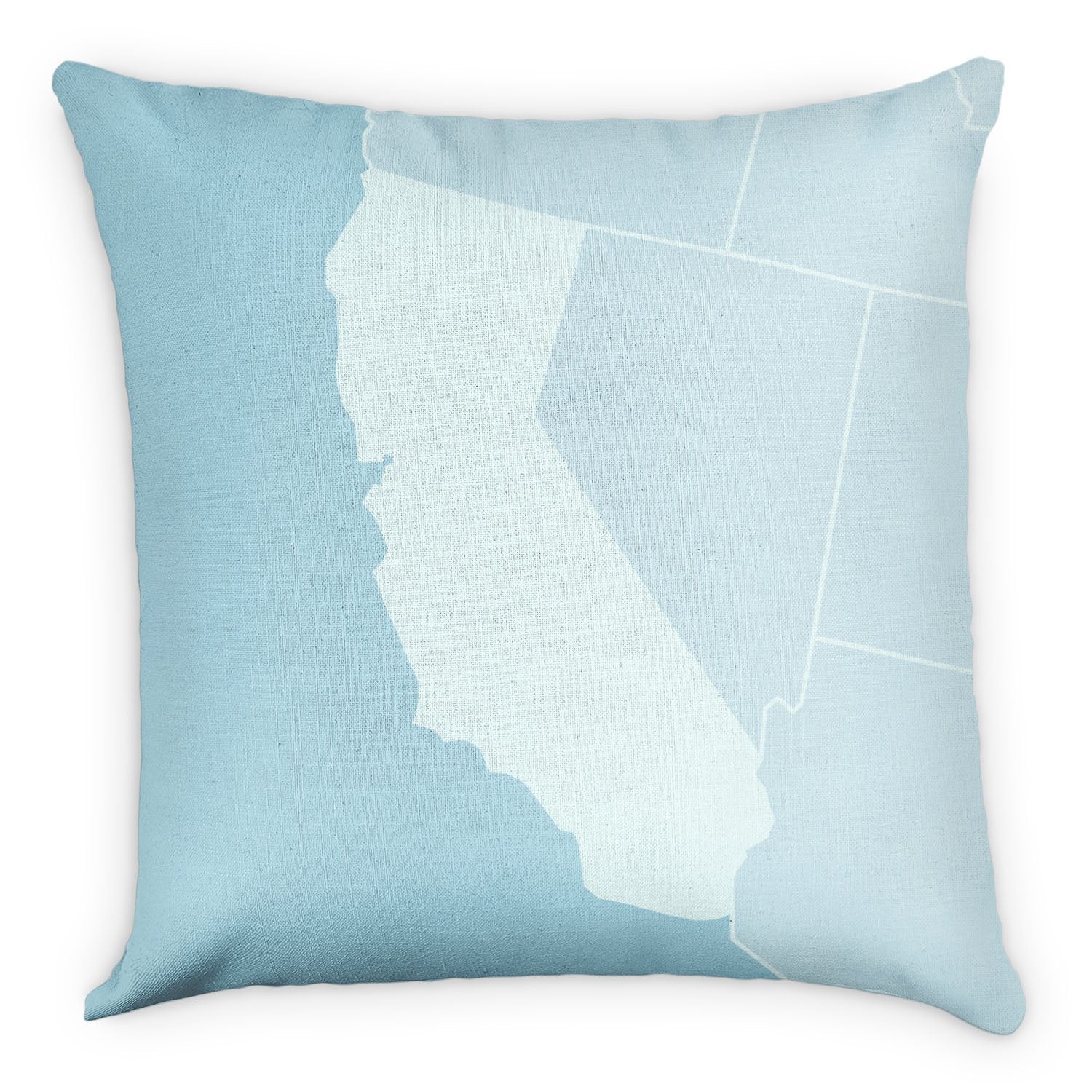 California Square Pillow - Front - Knotty Tie Co.