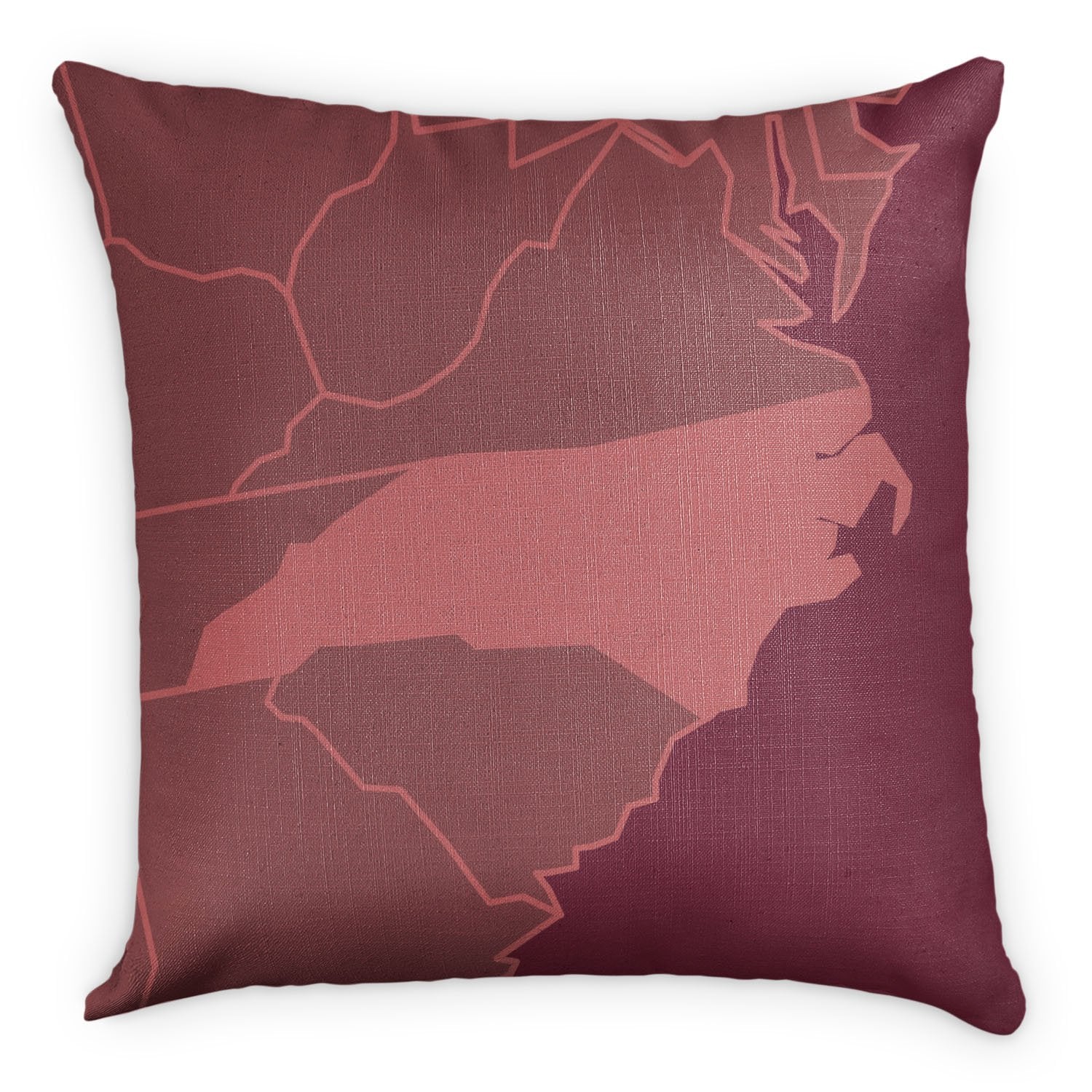 North Carolina Square Pillow - Linen -  - Knotty Tie Co.
