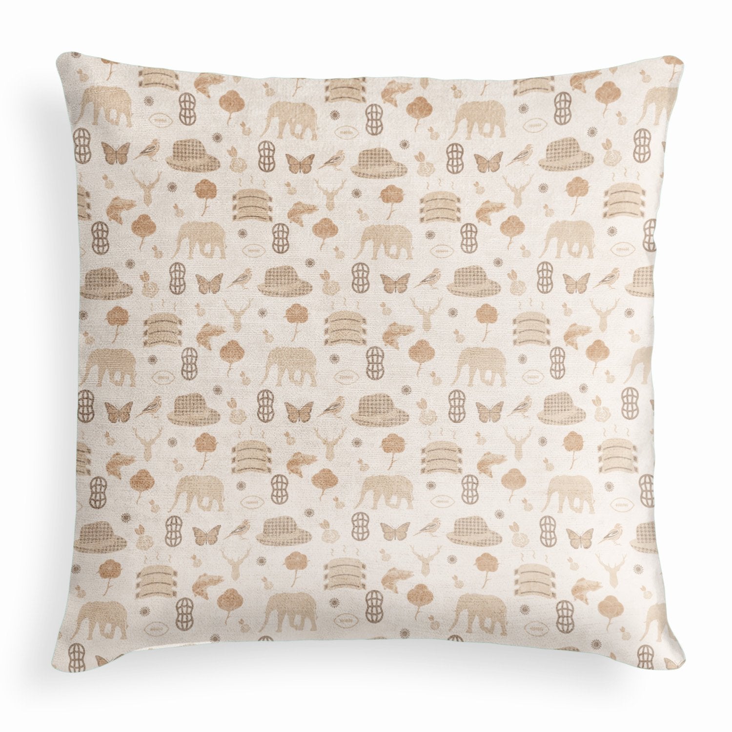 Alabama Square Pillow - Front - Knotty Tie Co.