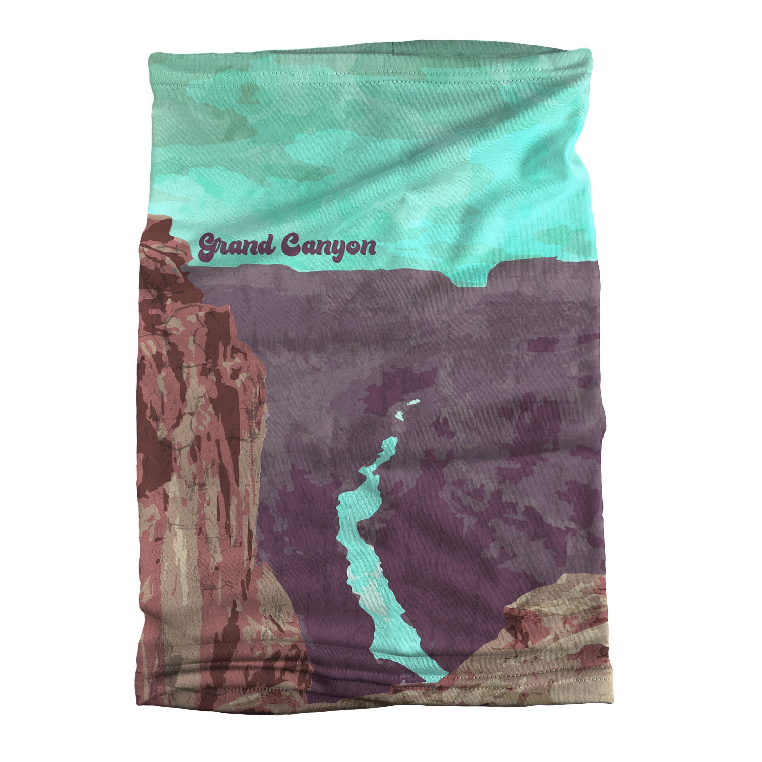 Grand Canyon National Park Abstract Neck Gaiter -  -  - Knotty Tie Co.
