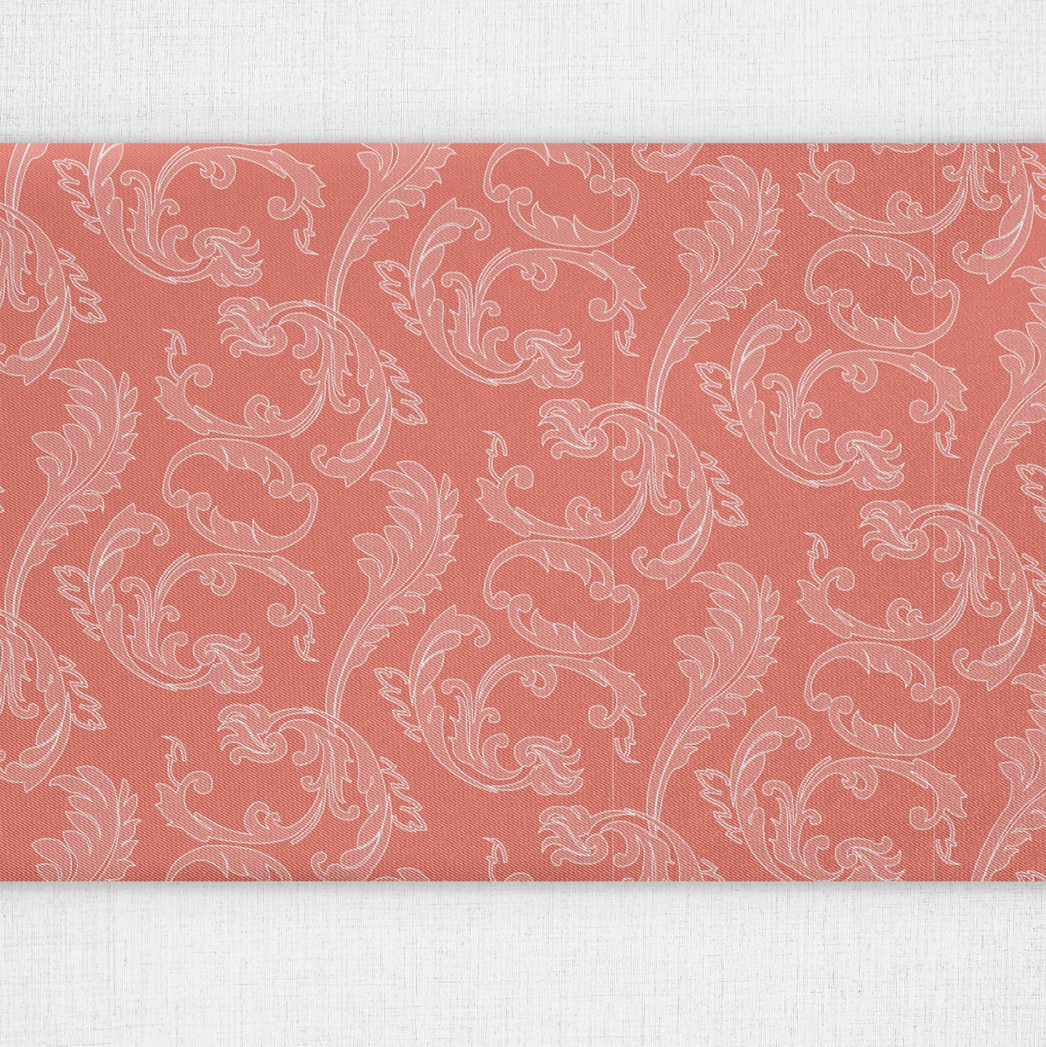 Adorned Paisley Table Runner - Over Table Edge - Knotty Tie Co.