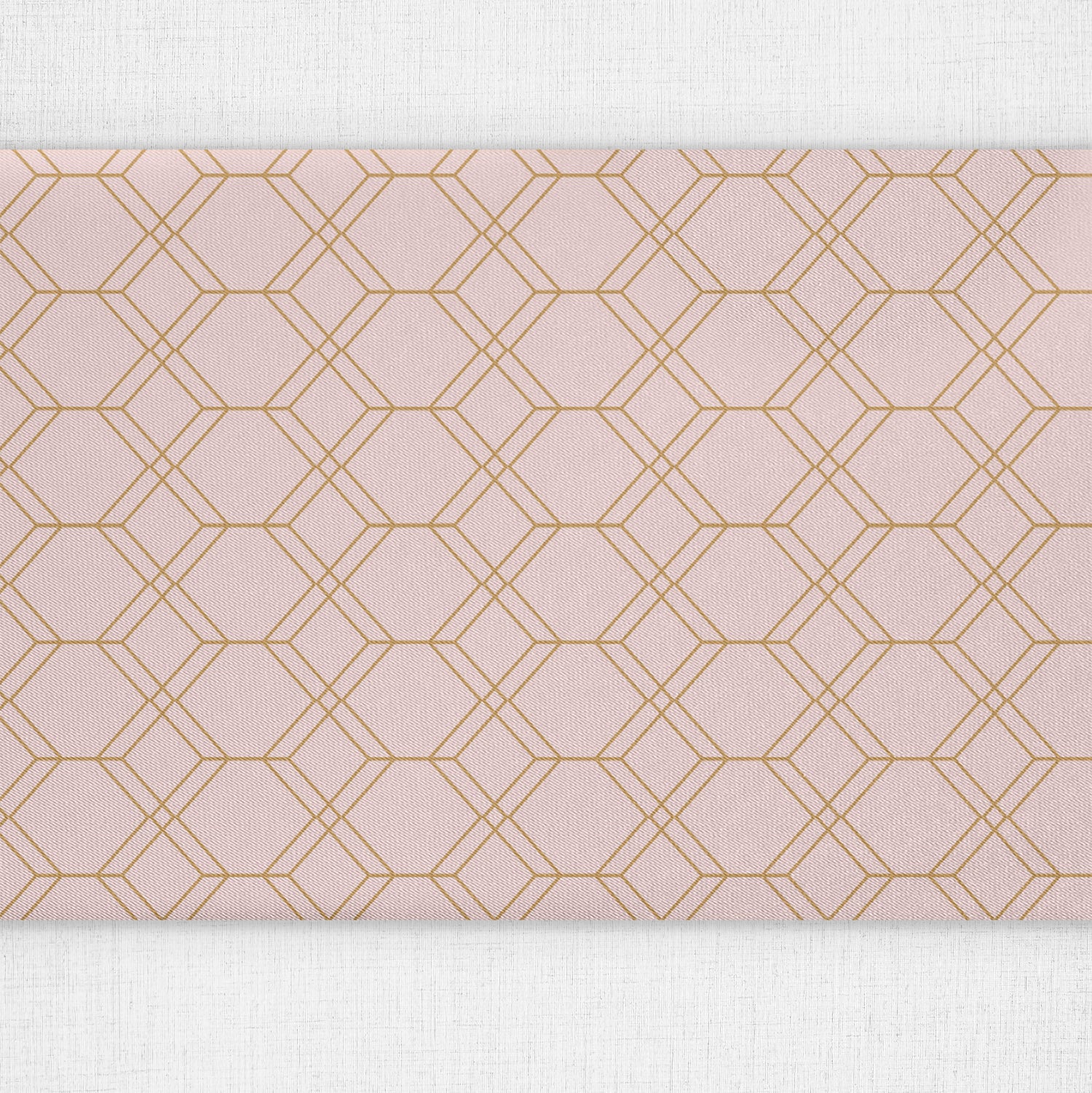 Arcadia Geometric Table Runner - Over Table Edge - Knotty Tie Co.