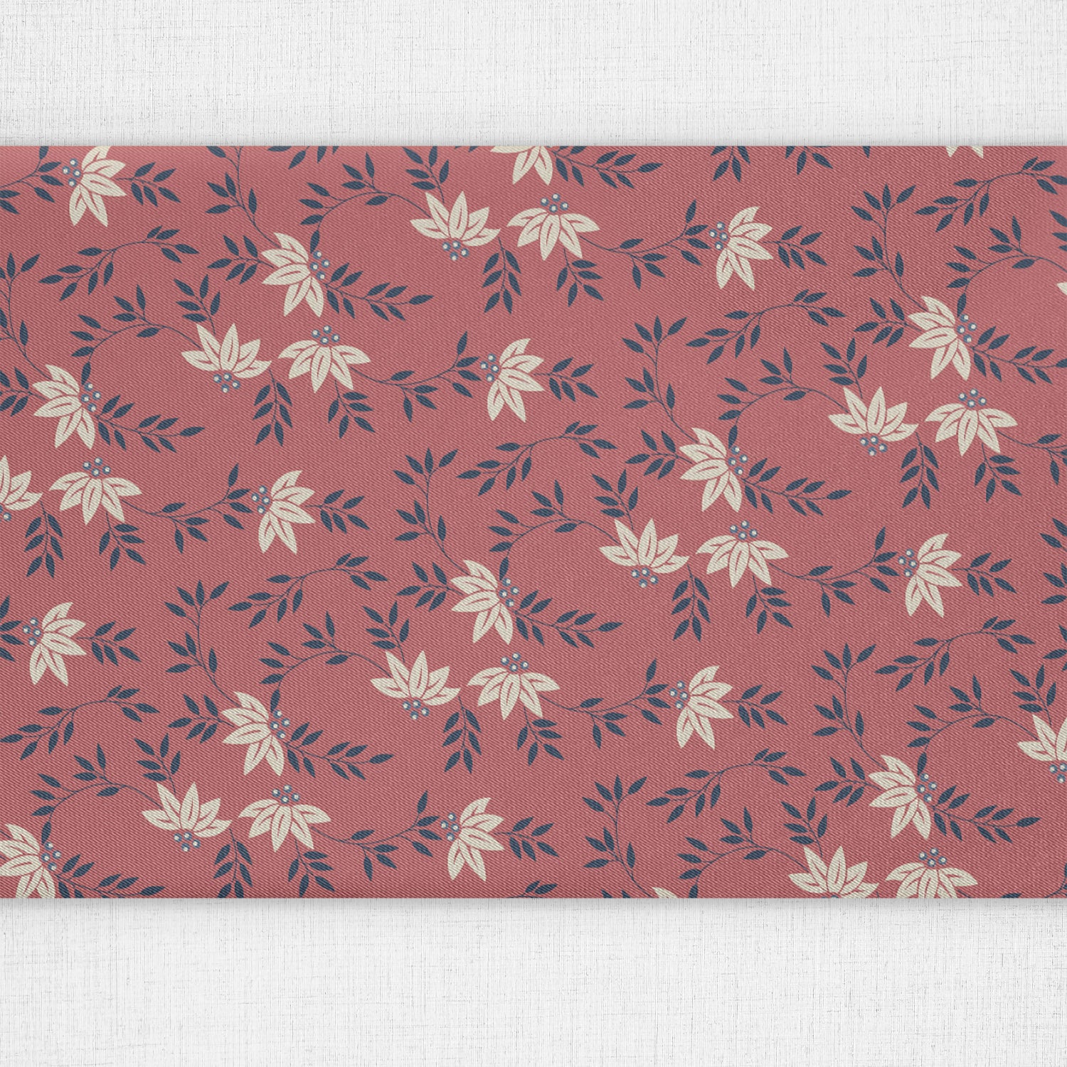 Blossom Heritage Table Runner - Over Table Edge - Knotty Tie Co.