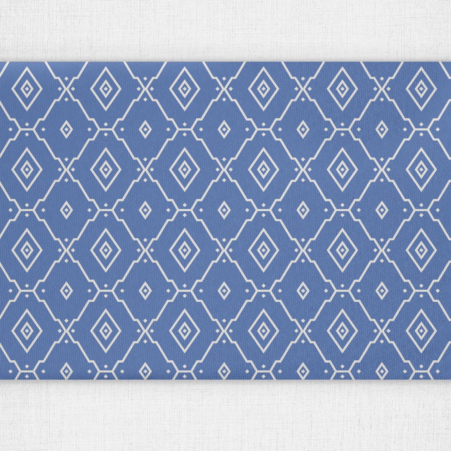 Ceramic Geometric Table Runner - Over Table Edge - Knotty Tie Co.