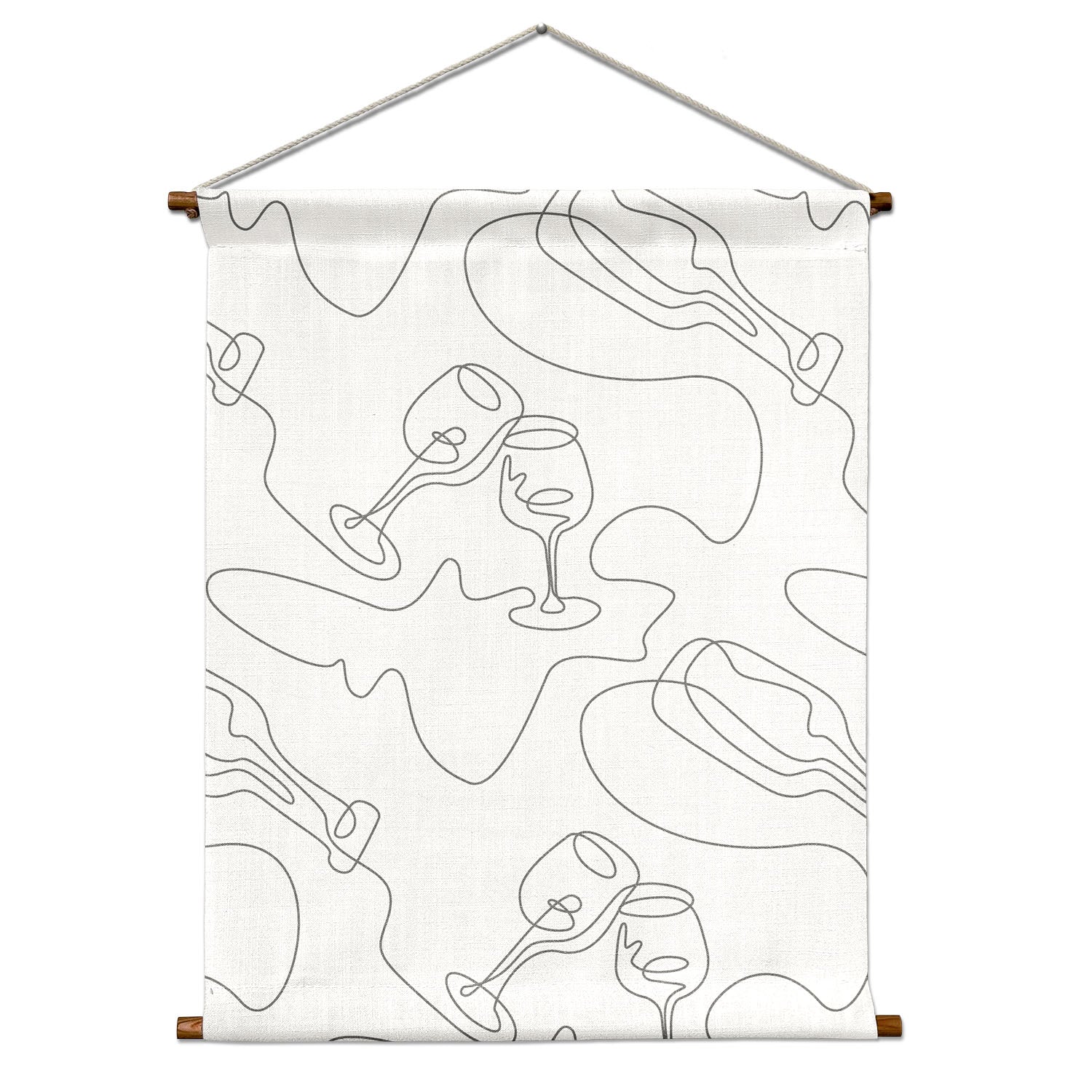 Pour Decisions Portrait Wall Hanging - Natural - Knotty Tie Co.